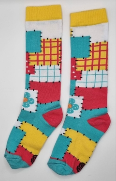 1001410 MEIA VITAMINA KIDS 3/4 FESTA JUNINA - comprar online