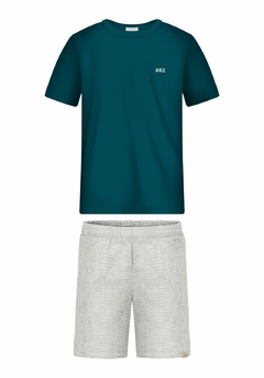 A0039-013208 CONJUNTO ALAKAZOO AZUL NARCISSUS - comprar online