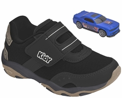 00708189864 TENIS KIDY PLAY RESPITEC PRETO/CREPE