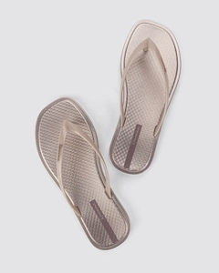 27302-BG348 CHINELO IPANEMA SOLAR COLORS BEGE METALIZADO