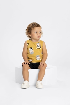 A5014-R5061R CONJUNTO ALAKAZOO ZEBRA AMARELO