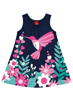 1000527-6826 VESTIDO KYLY AZUL MARINHO - comprar online