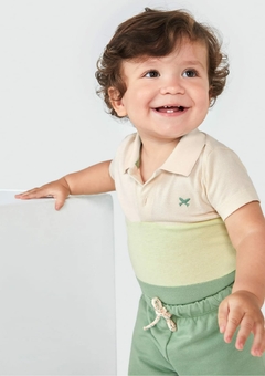 58MP1DEN BODY HERING KIDS POLO COLORIDO BEGE