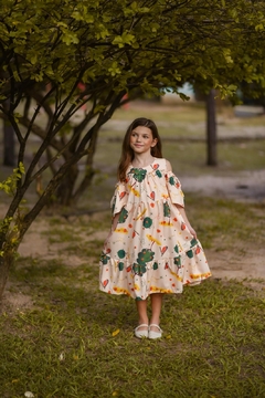 1113-2 VESTIDO LALOOK DUDA FOLHAS
