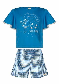 A0082-R4381P CONJUNTO ALAKAZOO CALM AZUL - comprar online