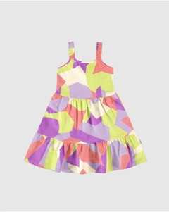 1000127232-DO81A VESTIDO MALWEE KIDS MALHA TEXTURIZADA