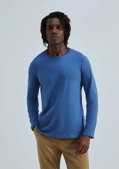 026XAZ2EN CAMISETA ML MASC HERING AZUL