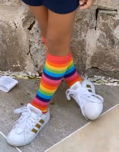 1001010 MEIA VITAMINA KIDS 3/4 LISTRADA SALADA DE FRUTA - comprar online