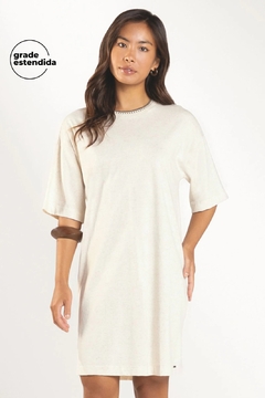 183652-2037 VESTIDO MARIALICIA RETO OFF WHITE