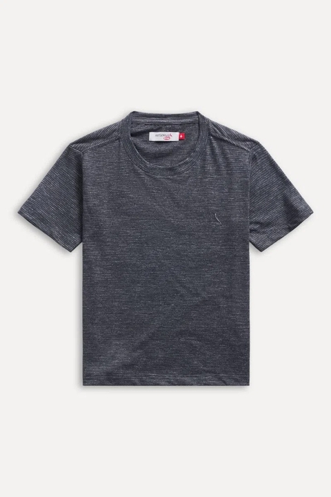 0075035-040 CAMISETA RESERVA MINI LISTRADINHO PRETO