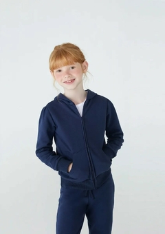 54MMAXTEN JAQUETA HERING KIDS EM MOLETOM PELUCIADO MARINHO - comprar online