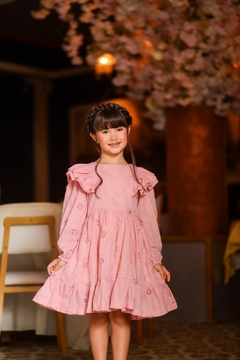 1117-1 VESTIDO LALOOK BIA LAISE ROSA