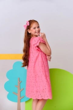 2951555 VESTIDO MYA KIDS LAISE ROSA CHICLETE - comprar online