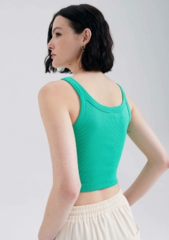 4AKMW7REN REGATA CROPPED HERING RIBANA VERDE - comprar online