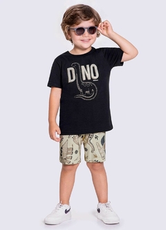 39986-Q9581D CONJUNTO ALAKAZOO DINO TEXTURA BEGE