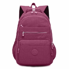 A10218-2 MOCHILA NYLON ROSA ESCURO