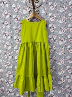 1118-4 VESTIDO LALOOK AMELIA PISTACHE