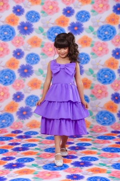 1123-2 VESTIDO VICK LALOOK LAVANDA