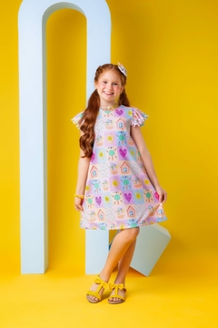 850417 VESTIDO MYA KIDS PATCHWORK - comprar online