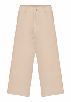 0125J-013555 CALÇA ALAKAZOO RETA BEGE FOLCLORE