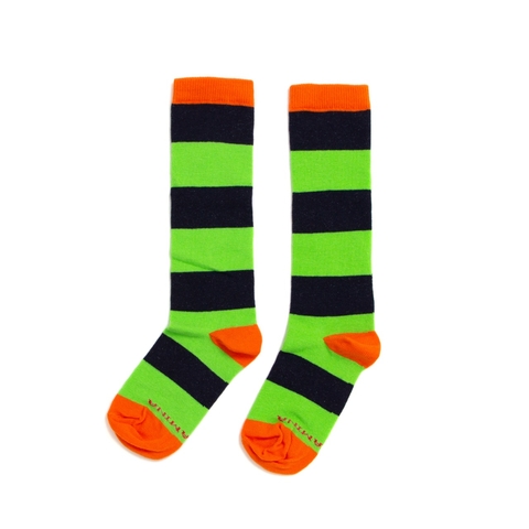 1001070 MEIA VITAMINA KIDS 3/4 LISTRADA LIMONADA