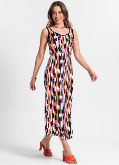 6169365-069 VESTIDO MIDI ROVITEX PRETO