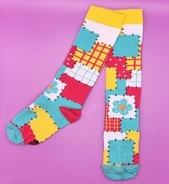 1001410 MEIA VITAMINA KIDS 3/4 FESTA JUNINA - Flor de Carajás