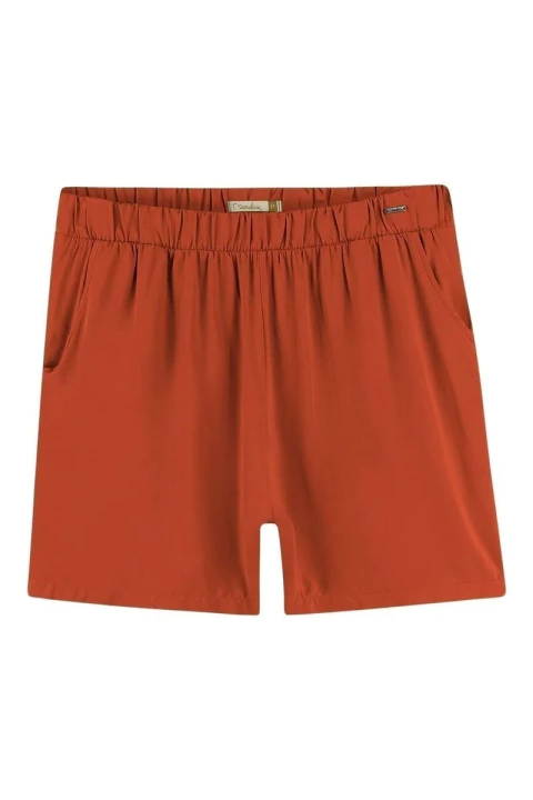 182910-4588 SHORTS MARIALICIA EM VISCOSE CARAMELO