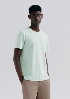 4K7WWM1EN CAMISETA HERING COMFORT TEXTURIZADA VERDE