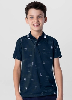 26033-1623 CAMISA POLO BRANDILI AZUL