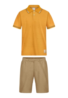 A0029-R4024P CONJUNTO ALAKAZOO NAUTICO AMARELO - comprar online