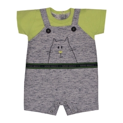 C140926-1934 MACACAO SONHO MAGICO MALHA/MOLETOM HAPPY KITTEN VERDE/MESCLA MARINHO
