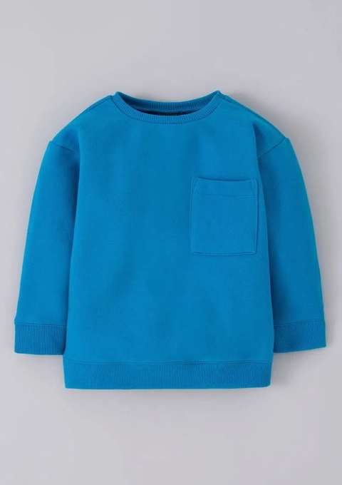 54UPA4DEN BLUSAO HERING KIDS EM MOLETOM AZUL