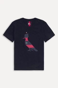 0079166040-040 CAMISETA ESTAMPADA MINI PICA PAU CRF PRETO