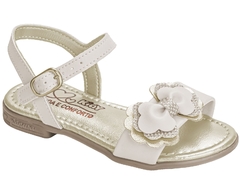 15604583330 SANDALIA KIDY AMAR E COMFORT MARFIM/OURO