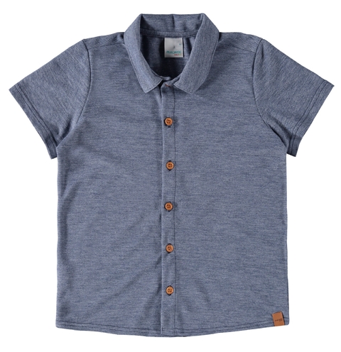1000114711-02023 CAMISA POLO MALWEE KIDS GRAFITE
