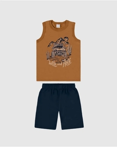 1000127179-00329 CONJUNTO MALWEE KIDS LARANJA