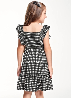 1196622-7539 VESTIDO TRICK NICK XADREZ PRETO - comprar online