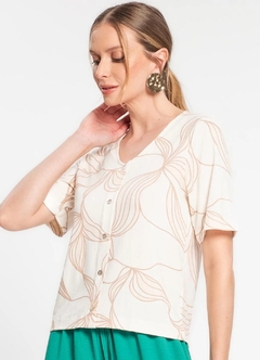 6168435-022 CAMISA ROVITEX OFF WHITE
