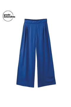 183501-6539 CALÇA MARIALICIA TEXTURIZADA AZUL - comprar online