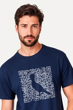 0044933-312 CAMISETA RESERVA GREENK QR CODE MARINHO