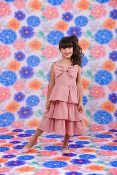 1123-1 VESTIDO VICK LALOOK ROSE