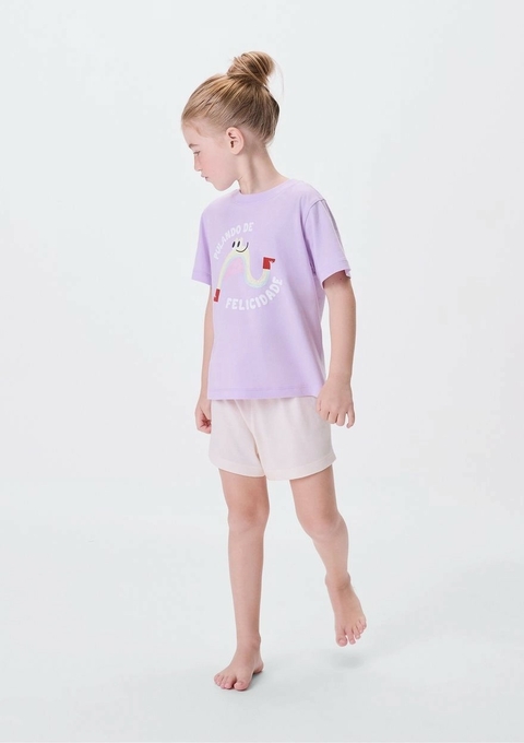 56DW2FSN PIJAMA HERING KIDS COM ESTAMPA LILAS