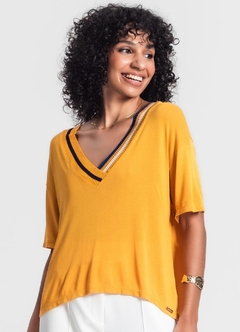 6169375-2047 BLUSA ROVITEX VISCO TRICOT SUNFLOWER