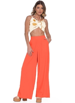619560-2032 CALCA ROVITEX PANTALONA EM LINHO SUNSET