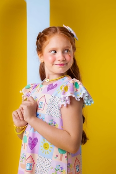 850417 VESTIDO MYA KIDS PATCHWORK