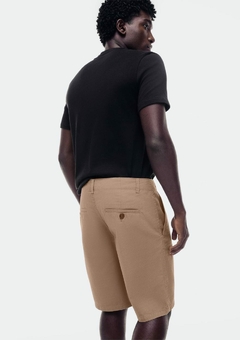 LZ3BHMKSI BERMUDA HERING CHINO TEXTURIZADA BEGE - comprar online