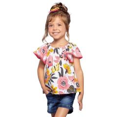 600820-0001 BLUSA NANAI ESTAMPADO ROSA - comprar online