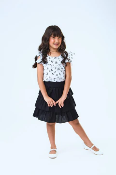 2059-1 CONJUNTO LALOOK LAIS / PRETO COM BRANCO