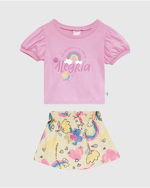 1000132150-00377 CONJUNTO MALWEE KIDS ROSA NEON